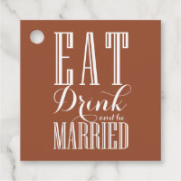 Eat, Drink and Be Married Terracotta Wedding