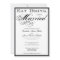 Eat Drink and be Married  Wedding Invitation