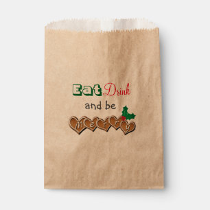 Eat, Drink and be Merry Favour Bag