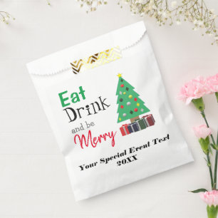 Eat, Drink, and be Merry Favour Bag