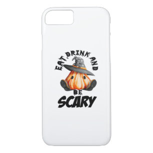 Eat Drink And Be Scared Retro Cool iPhone 8/7 Case