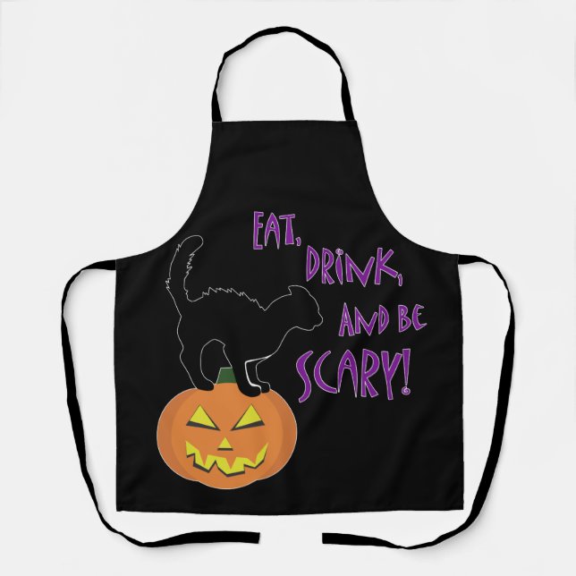 Eat, Drink, and Be Scary! Apron (Front)
