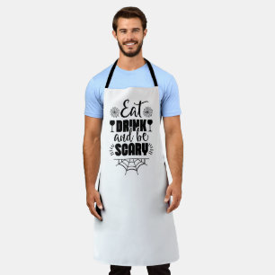 Eat Drink and be Scary Apron
