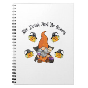 Eat Drink And Be Scary Basic Casual Notebook