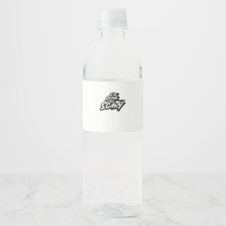 Eat Drink And Be Scary Basic Clean Water Bottle Label