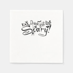 Eat Drink And Be Scary Casual Simple Napkin