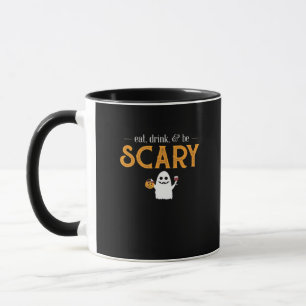 Eat Drink And Be Scary Classic Aesthetic Unique Mug