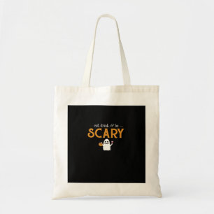 Eat Drink And Be Scary Classic Aesthetic Unique Tote Bag