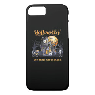 Eat Drink And Be Scary Classic iPhone 8/7 Case