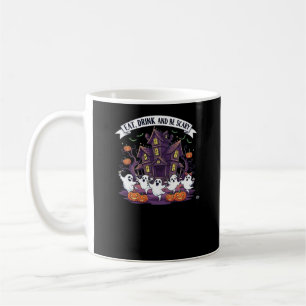 Eat Drink And Be Scary Classic Funny Retro Coffee Mug