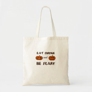Eat Drink And Be Scary Classic Graphic Tote Bag