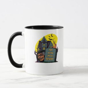 Eat Drink And Be Scary Classic Simple Mug
