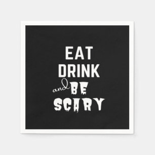 Eat Drink And Be Scary Classic Style Napkin