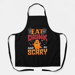 Eat Drink and Be Scary Classic T Shirt Apron