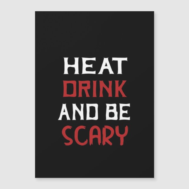 Eat Drink And Be Scary Creative Casual (Front)