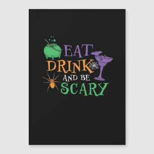 Eat Drink And Be Scary Essential Retro Graphic