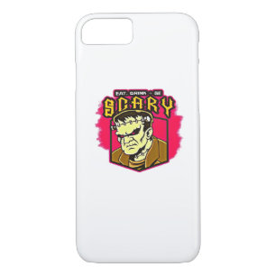 Eat Drink And Be Scary Frankenstein Halloween Crea iPhone 8/7 Case
