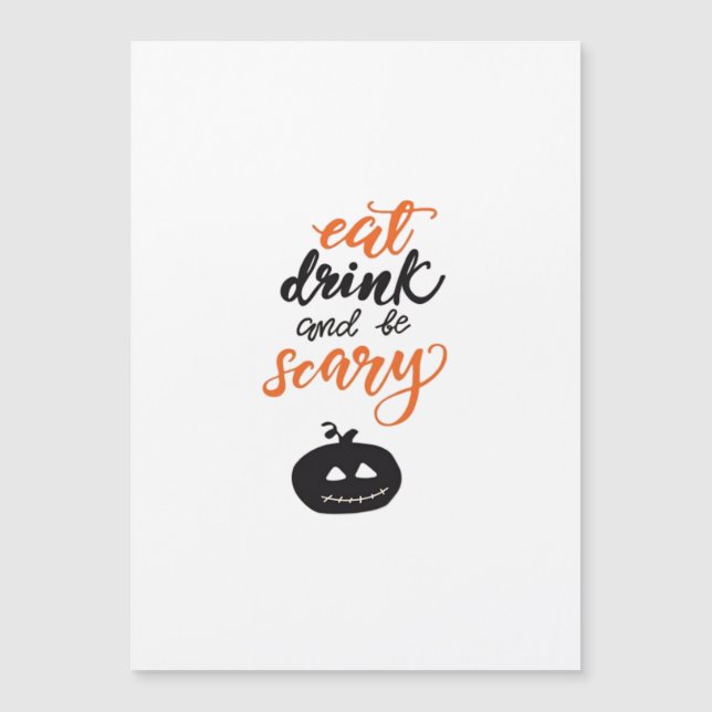 Eat Drink And Be Scary Funny Halloween (Front)