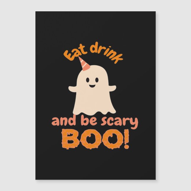 Eat Drink And Be Scary Funny Spooky Gifts For Clas (Front)
