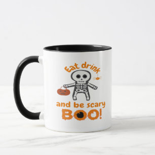 Eat Drink And Be Scary Funny Spooky Mug