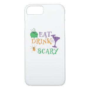 Eat Drink And Be Scary Halloween iPhone 8/7 Case