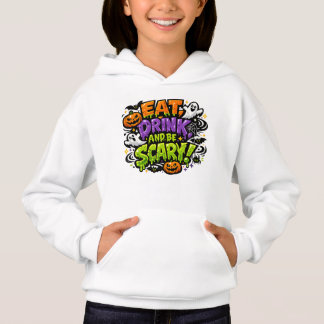 Eat Drink And Be Scary Halloween Comic Art