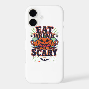 Eat Drink And Be Scary Halloween Design Creative S