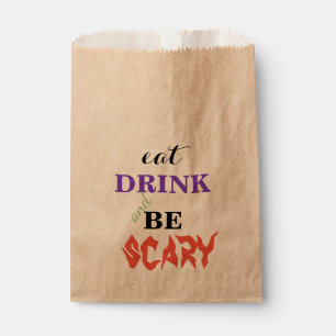 EAT Drink and be Scary Halloween Favour Bag
