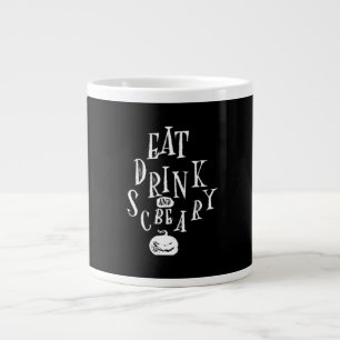 Eat Drink And Be Scary Halloween Funny  Large Coffee Mug