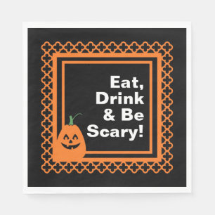 Eat, Drink and Be Scary, Halloween Napkin