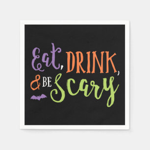 Eat Drink and Be Scary Halloween Napkins