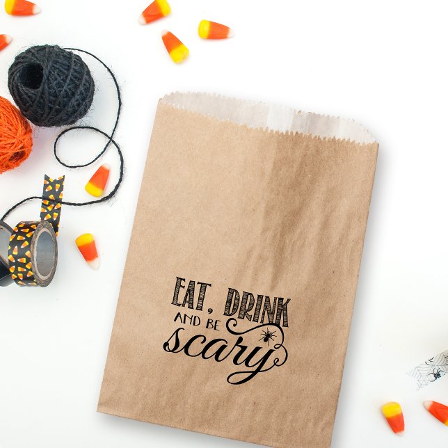 Eat, Drink and Be Scary Halloween Party Favour Bag (Creator Uploaded)