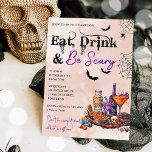 Eat Drink And Be Scary Halloween Party Invitation<br><div class="desc">Eat Drink And Be Scary Halloween Party Invitation</div>