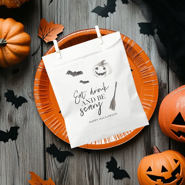 Eat Drink And Be Scary | Happy Halloween Favour Bag (Creator Uploaded)