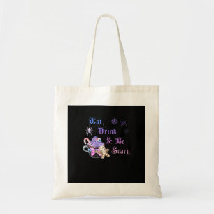 Eat Drink And Be Scary Hexmas Cool Unique Tote Bag