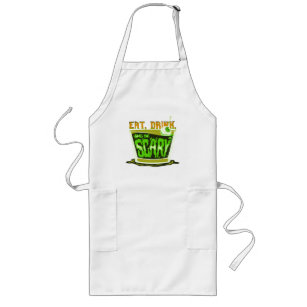 Eat drink and be scary long apron