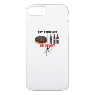 Eat Drink And Be Scary Retro Classic iPhone 8/7 Case
