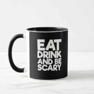 Eat Drink And Be Scary Retro Classic Mug