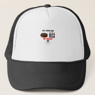 Eat Drink And Be Scary Retro Classic Trucker Hat