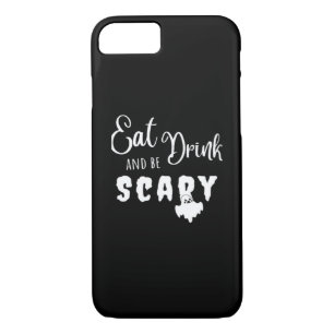 Eat Drink And Be Scary Retro Graphic iPhone 8/7 Case