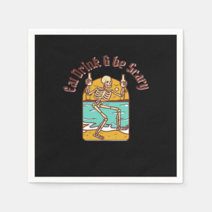 Eat Drink And Be Scary Simple Clean Napkin