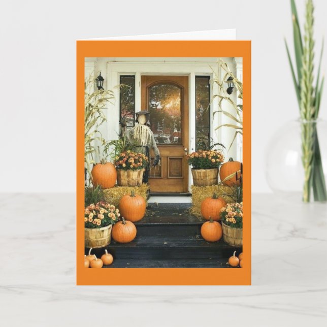 EAT DRINK AND BE "SCARY" THIS HALLOWEEN CARD (Front)