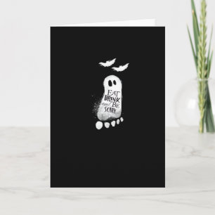 Eat Drink And Be Scary Trendy Graphic Card
