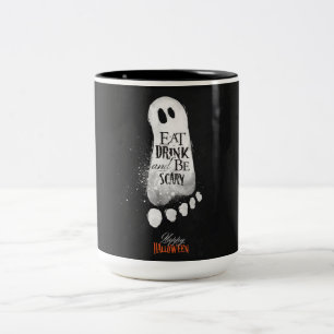 Eat Drink and be Scary Two-Tone Coffee Mug