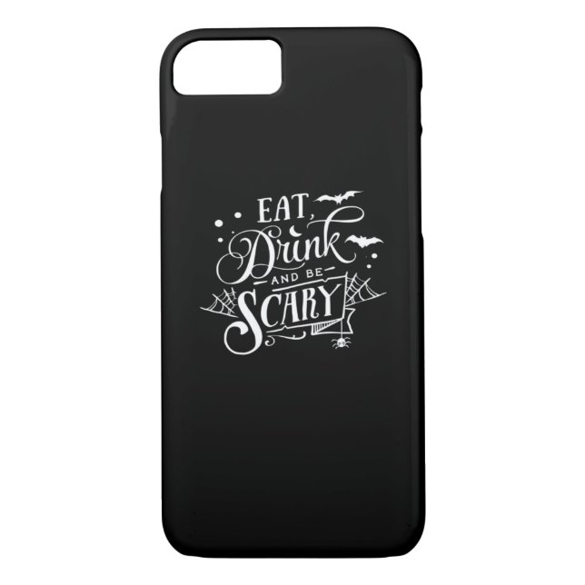 Eat Drink And Be Scary Unique Cool Case-Mate iPhone Case (Back)