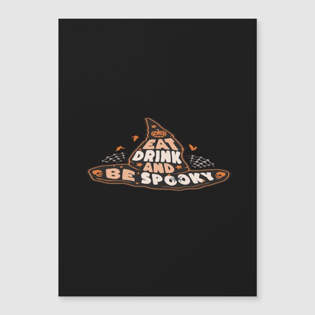 Eat Drink And Be Spooky Essential Vintage Style (Front)