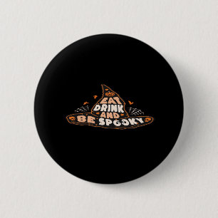 Eat Drink And Be Spooky Essential Vintage Style 6 Cm Round Badge