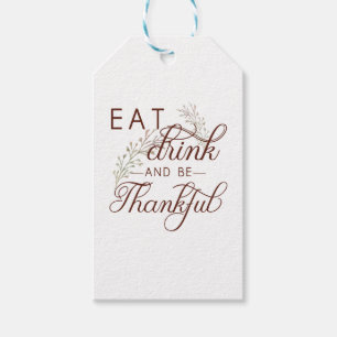 eat drink and be thankful gift tags