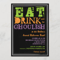 Eat, Drink & Be Ghoulish! Halloween Party