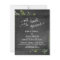 Eat Drink & Be Married Greenery Bouquet Chalkboard